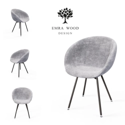 Krzesło KR-501 Ruby Kolory Tkanina Loris 80 Design Italia 2025-2030